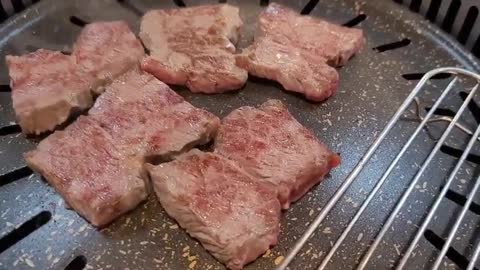 Grill beef.