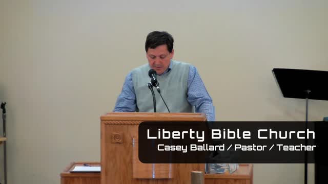 Liberty Bible Church / The Temptation of the Son / Luke 4:1-13