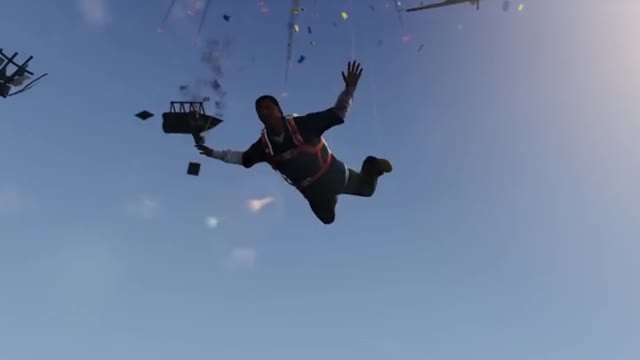 GTA V Destroying Blimp Cinematic 😍