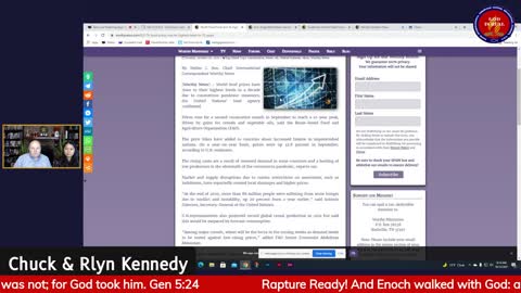 God Is Real!: Rapture Ready? Pastor Chuck & Rlyn Kennedy