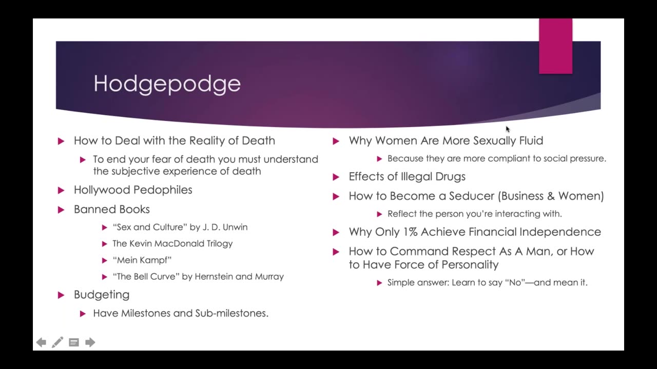 CRP Weekly Webinar #23: Hodgepodge