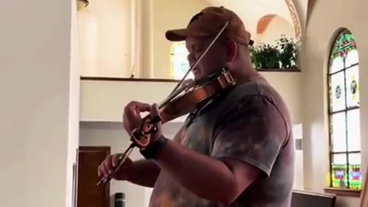 LISTEN TO HOW MOVING “AMAZING GRACE”ON THE FIDDLE SOUNDS IN A 120 YR OLD CATHEDRAL IN THE HILLS OF APPALACHIA