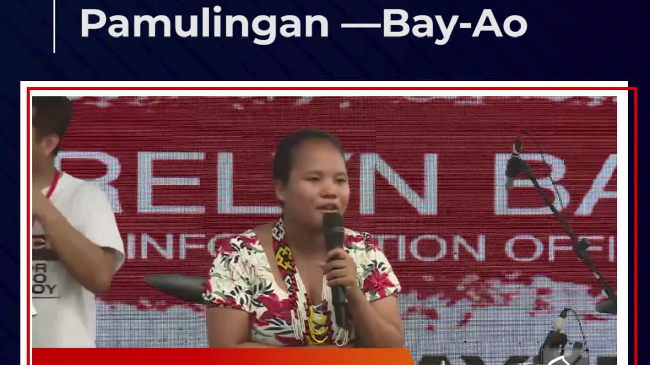 Kami po ay katutubo sa Mindanao ay nakikiisa sa laban ng SMNI at Datu Pamulingan —Bay-Ao