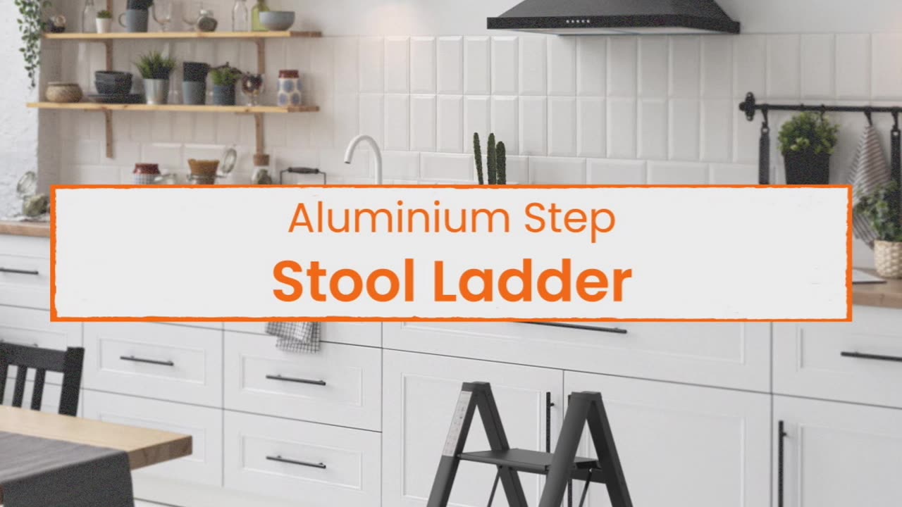 Step into Modern Kitchen Living with Corvids Durable Step Ladder