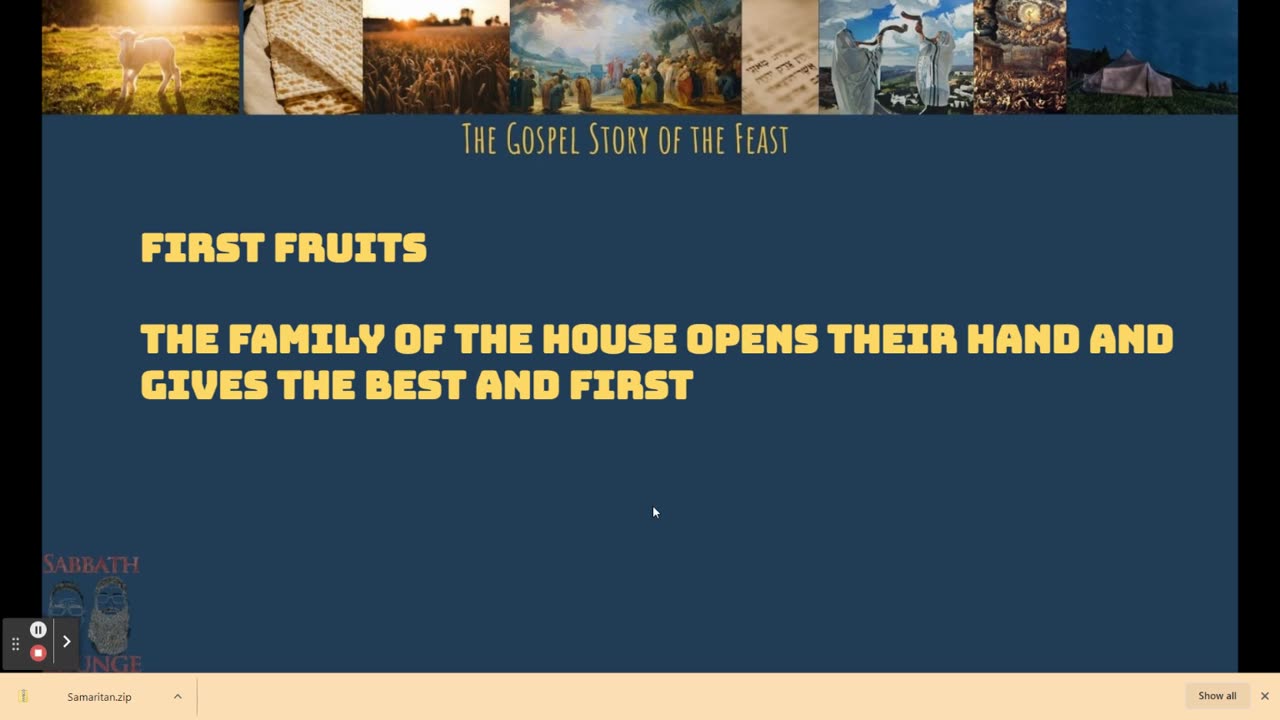 Gospel Story of the Feast!