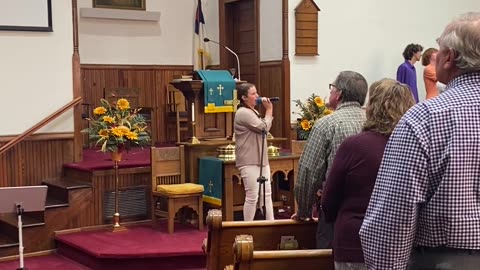 Last Sunday Church Service Before We Went Home