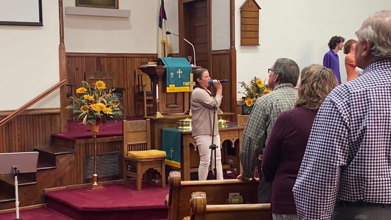 Last Sunday Church Service Before We Went Home