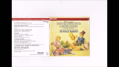 Respighi - Ancient Airs & Dances, Suite Ⅲ Marriner Academy