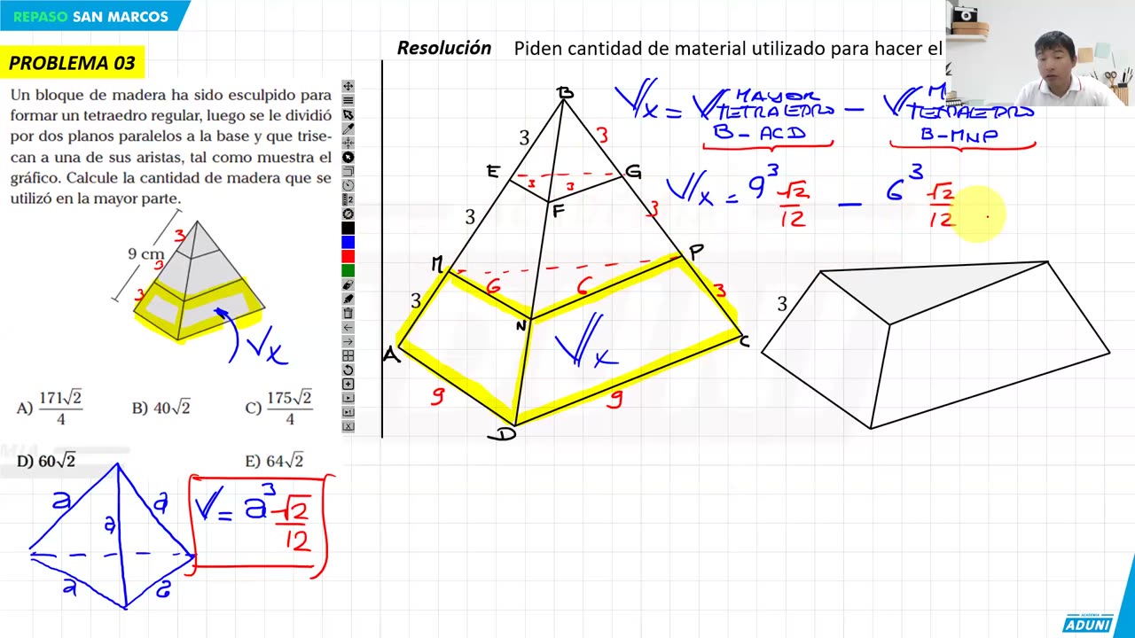 REPASO ADUNI 2024 | Semana 08 | RM | Geometría S1 | Trigonometría | Aritmética