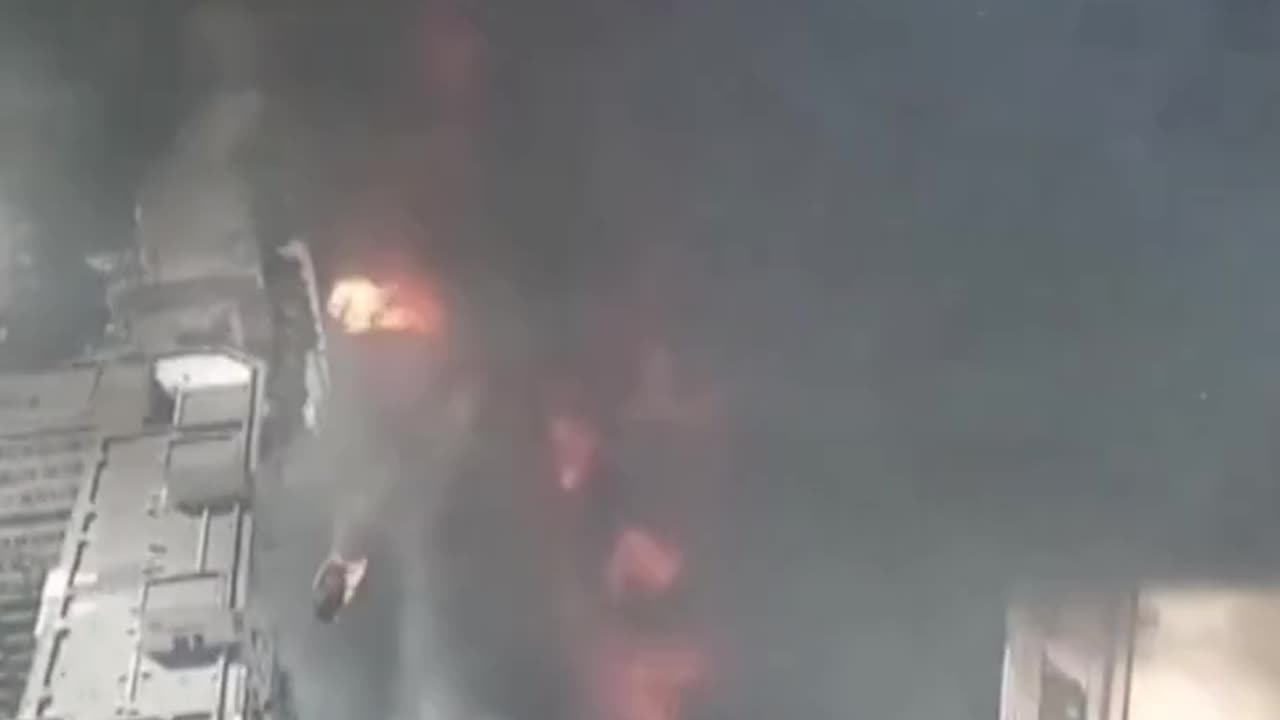 A Huge Fire Ripped Through an Office Building in China