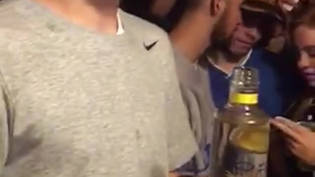 College Student Chugs Entire Bottle of Vodka