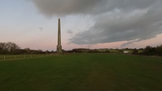 Panning ways from Nelson's column. Fort Nelson. Hampshire. GoPro.