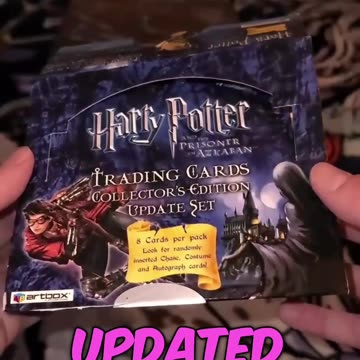 Ultimate Trading Cards Collector's Edition Update Set Box #wizardingworld #harrypotter #cardcollect