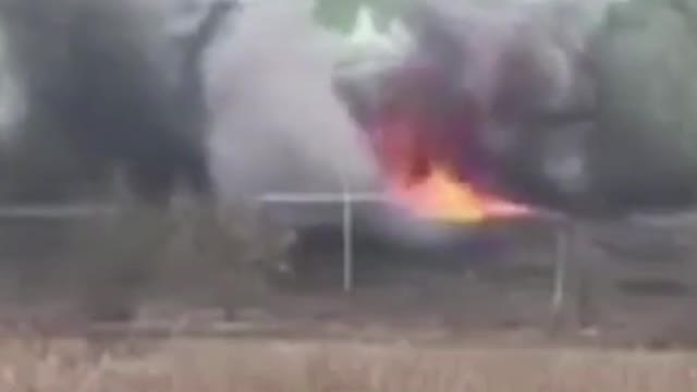 Russian Column Destroyed