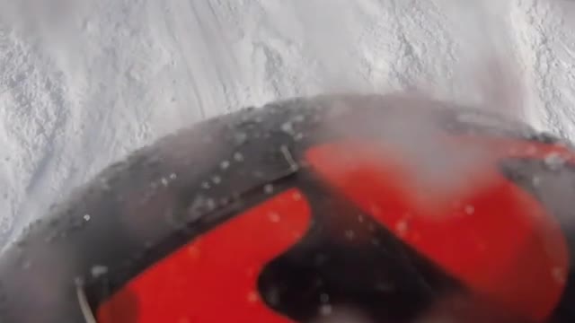 Gopro ski faceplant black helmet