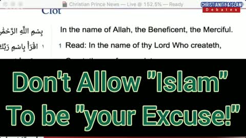 Don't allow Islam to be your Excuse