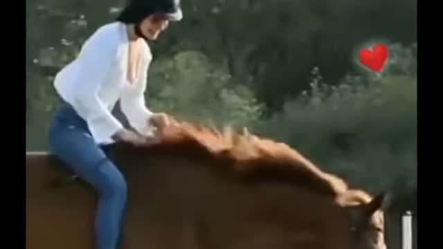 Girl Riding Hores