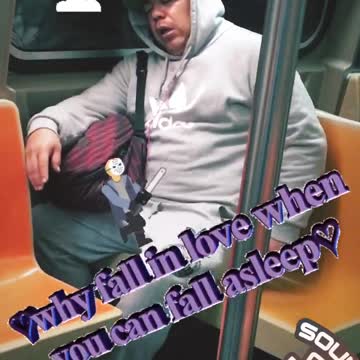 Why fall in love when you can fall asleep