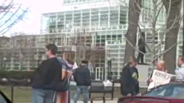 Zombie Walker Protest in Madison, Wisconsin