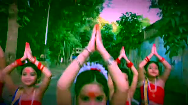 Agomoni dance.durga aradhana