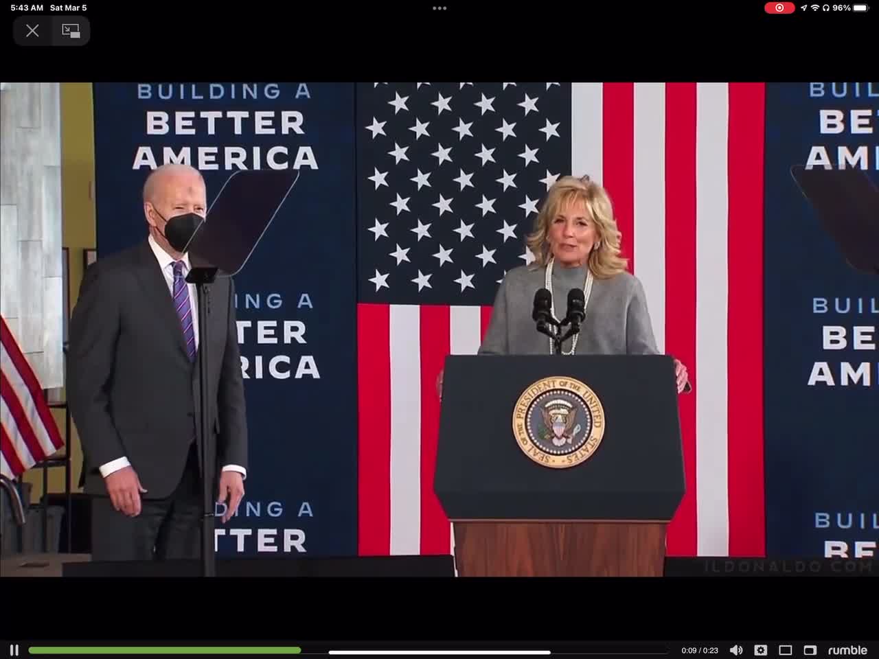 Child tells Jill Biden to Shut the f*ck up