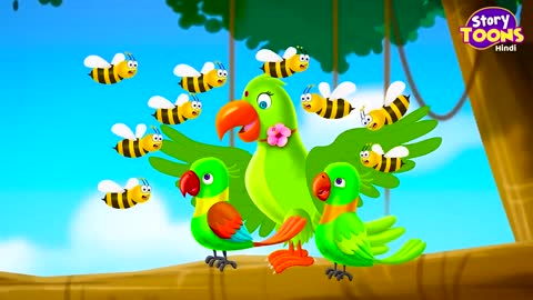 l Step Mother Parrot l Moral Story for Kids l StoryToons TVp15