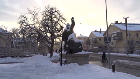 Olaus Petri kyrka i Örebro 23 Jan. 2019