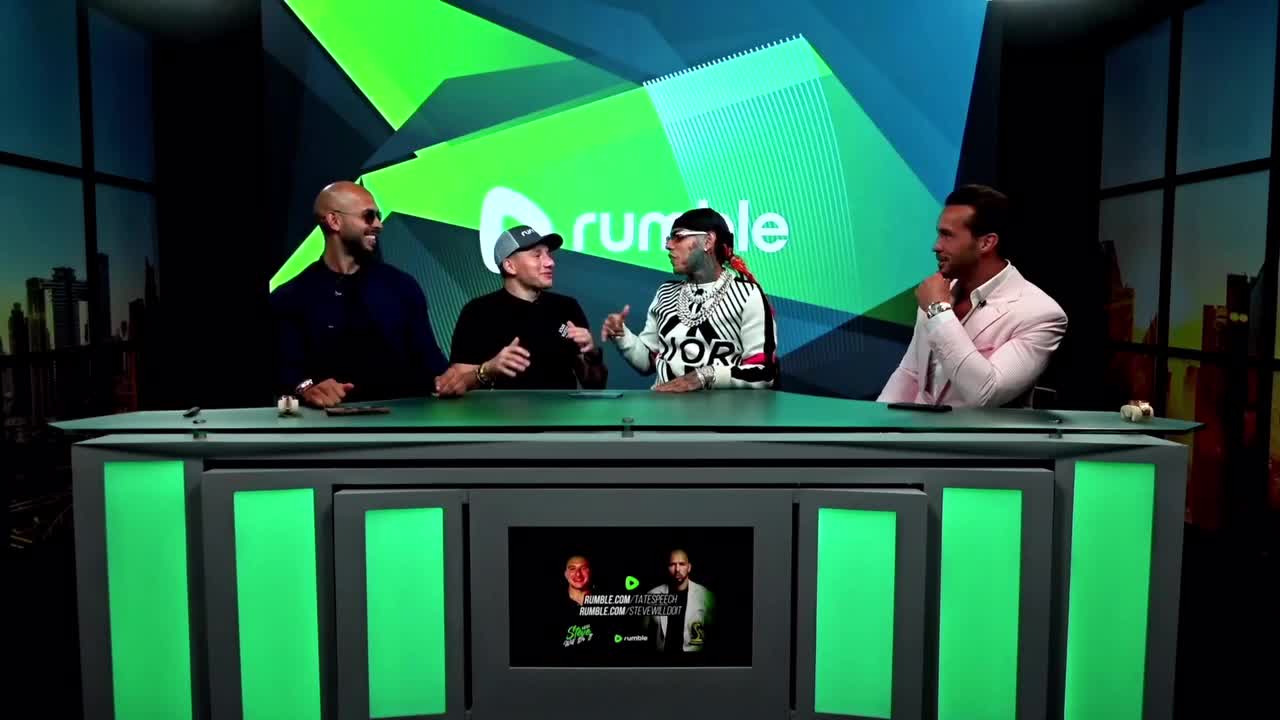 6ix9ine crashes Andrew and Tristan Tate’s livestream