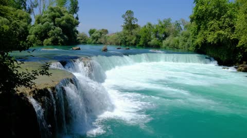 Relaxing mind water fall