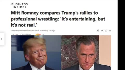 Sen. Romney had an opinion