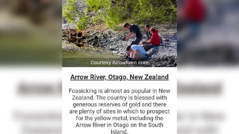 Where to find Gold USA Canada Australia New Zealand Rivers