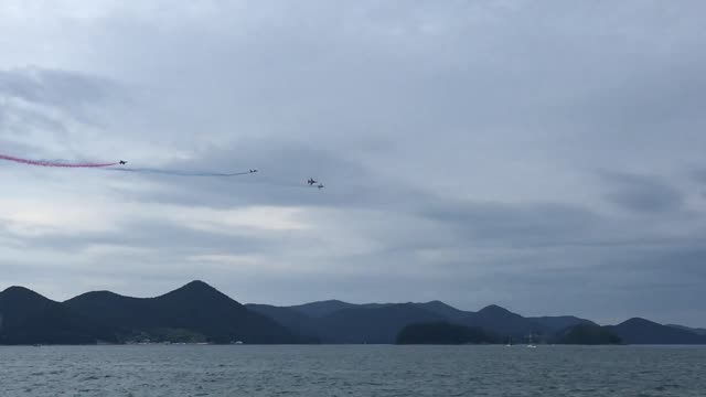 South Korea's Black Eagles' Great Flight Performance(2)