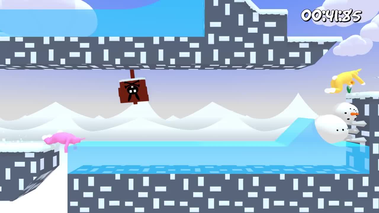 Trying to Survive a DEATH Slide - Super Bunny Man (Funny Moments)_p16