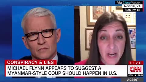 Anderson Cooper "shocked" with Flynn