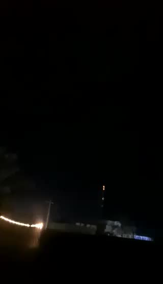 Qaem, Iraq you can hear the huge explosions in the distance from the Syrian-Iraqi border area