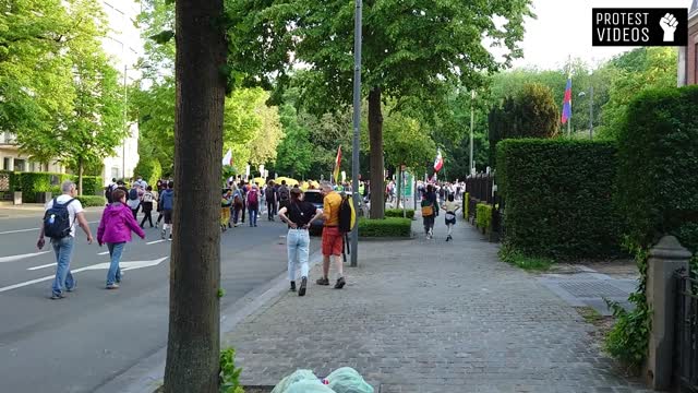 Freedom march Brussels 29-05-2021 - Way back