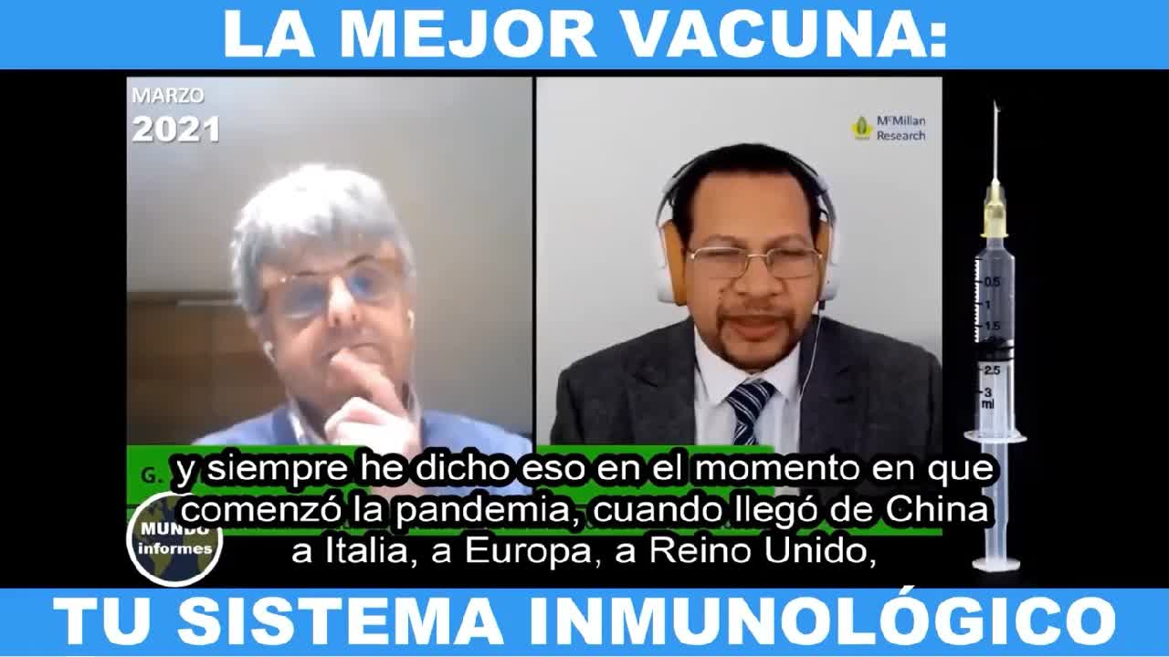 La verdadera vacuna es tu sistema inmunológico según los expertos(Covid 19)