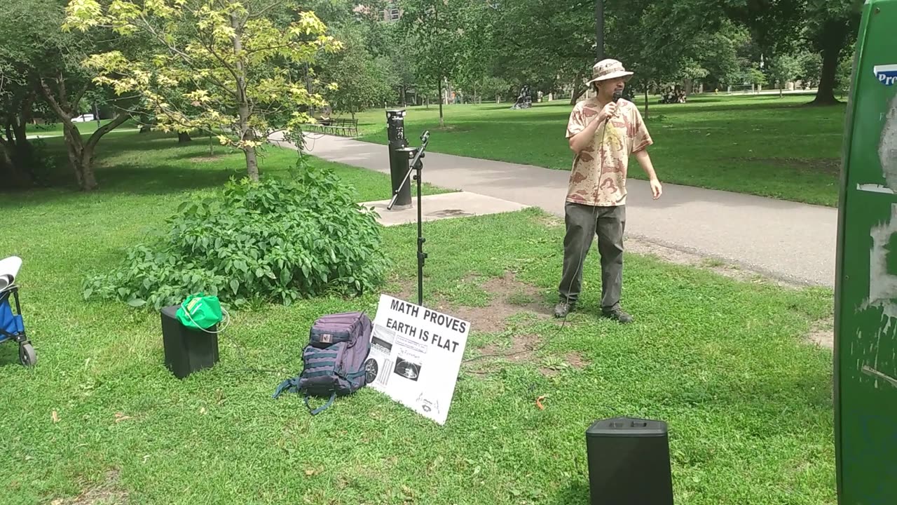 Second Toronto Flat Earth rally - introduction to Biblical cosmology