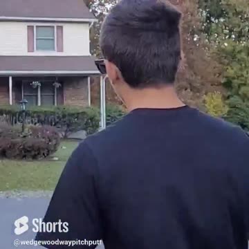 Crazy CLUTCH Shot around the Trees onto the Green | Backyard Golf Course