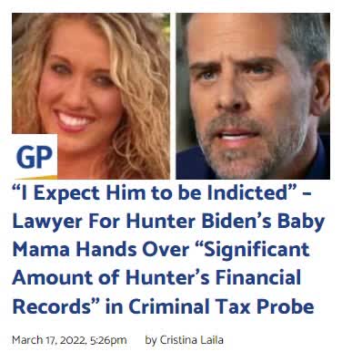 “I Expect Him to be Indicted” – Lawyer For Hunter Biden’s Baby Mama Hands Over