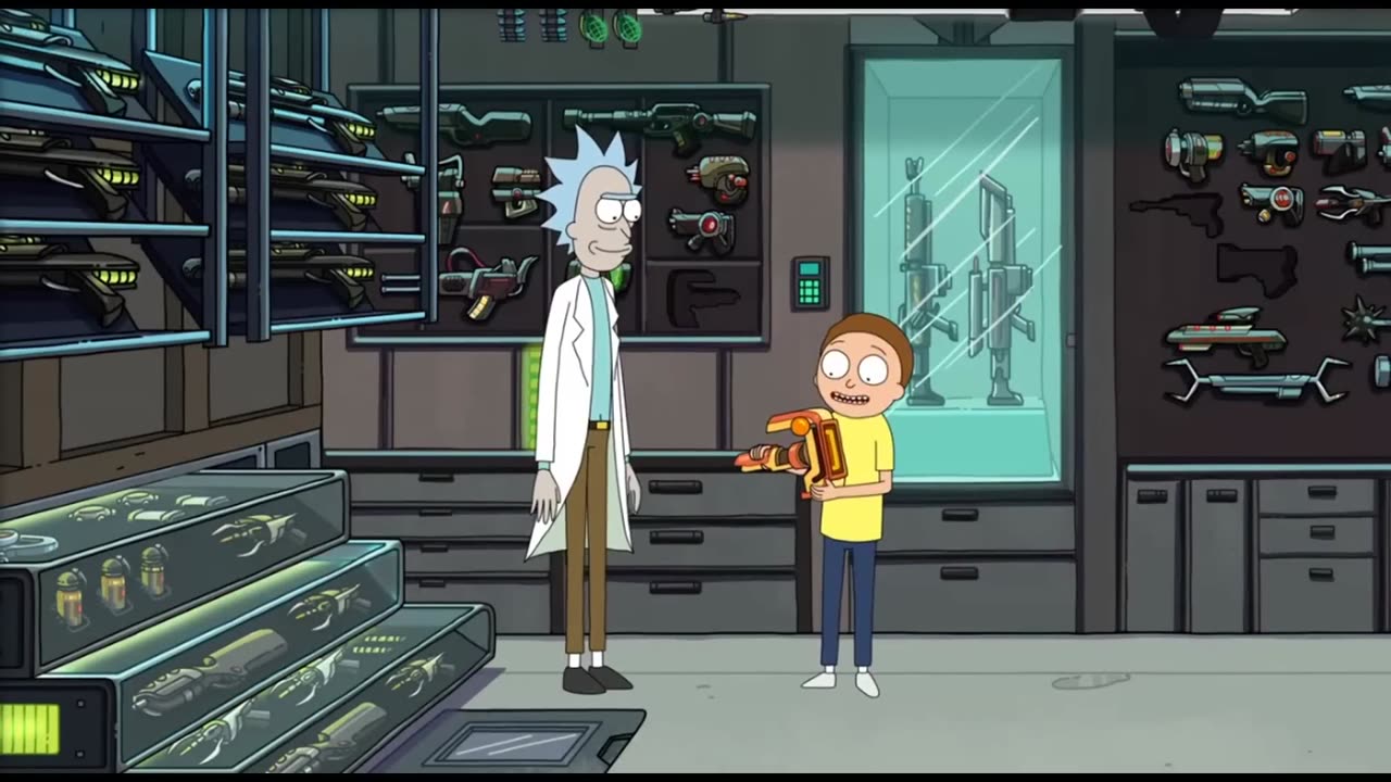 morty have a gun now