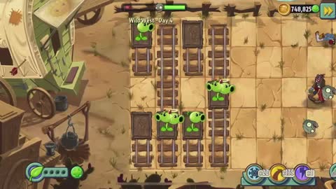 Plants vs Zombies 2 Wild West - Day 4