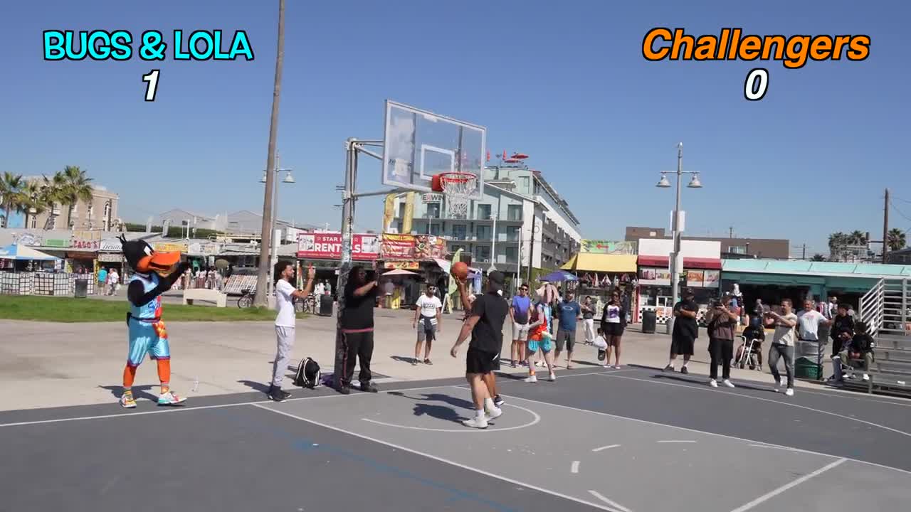 Bugs Lola Bunny TURN UP 2v2 In Real Life SpaceJamp2