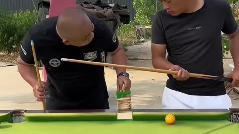 Funny Video Billiards 100 - million views @shorts @mostviews @poolfunny @sports @viral