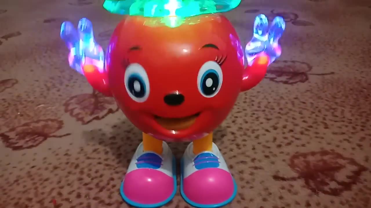 Dancing Apple Toy with Musical Lights