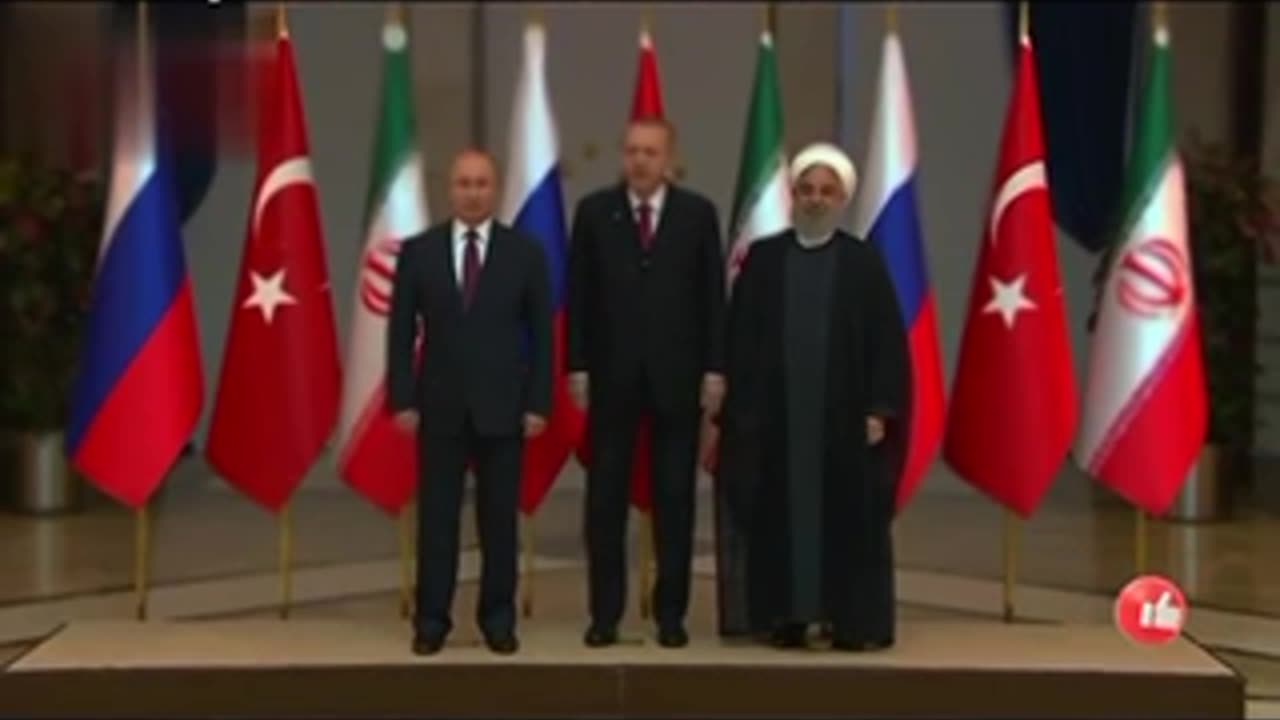 Today three big meetings between Russia, Turkey and Iran about Palestine and Israel war.
