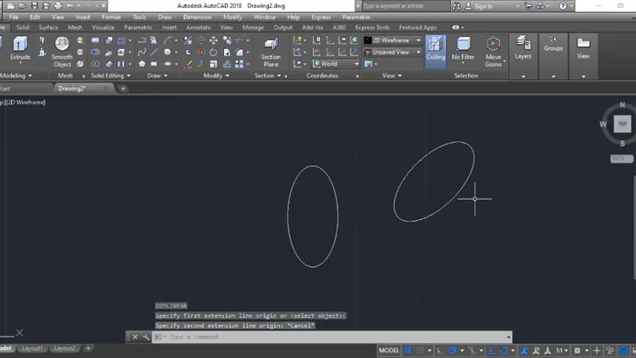 Ellipse Axis End on AutoCAD by Masroor Khan For Beginners