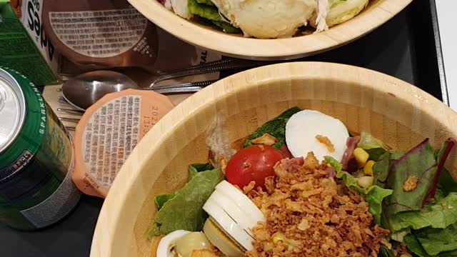 Eating Worm Balls and Salad