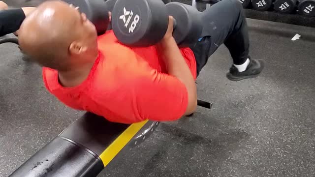 Dumbbell press