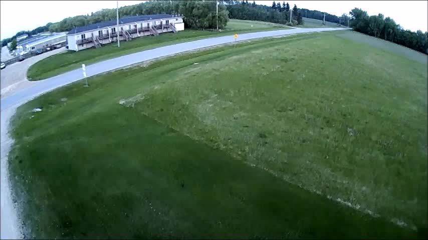 Dusk Time Drone Flight